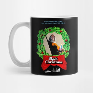 Black Christmas Mug